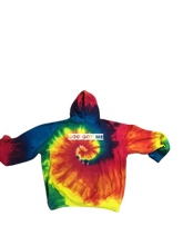 Load image into Gallery viewer, OG Box Logo Rainbow Tie Dye Hooded Sweatshirt
