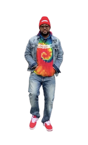 OG Box Logo Rainbow Tie Dye Hooded Sweatshirt