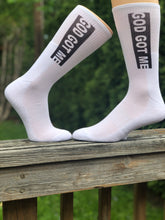 Load image into Gallery viewer, White Box Logo Crew Cut Socks
