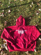 Load image into Gallery viewer, &quot;No Worries&quot; Cranberry Hoodie
