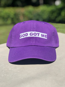 OG Purple Box Logo Dad Hat