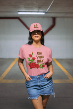 Load image into Gallery viewer, God Vibes Only Pink &quot;BCA&quot; Trucker
