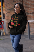 Load image into Gallery viewer, Black God Vibes Only Big Logo Hoody
