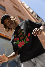 Load image into Gallery viewer, God Vibes Only Heavyweight Oversized Streetwear Tee Big Logo
