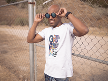Load image into Gallery viewer, White Limited Edition God Got Me Sports Logo Performance Tee
