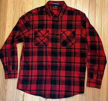 Load image into Gallery viewer, Red/Black Lumberjack Flannel Shirt
