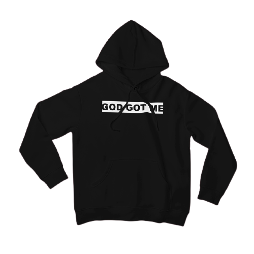 Black OG Box Logo Hooded Sweatshirt
