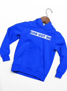 Blue OG Box Logo Hooded Sweatshirt