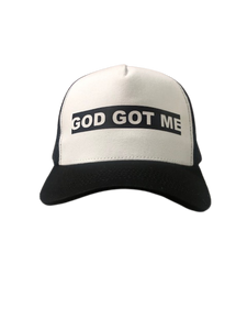 Black/White OG Box Logo Trucker Hat