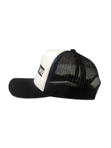 Black/White OG Box Logo Trucker Hat