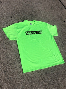 Neon Green/Black OG Box Logo Tee