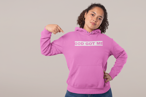Pink OG Box Logo Hooded Sweatshirt