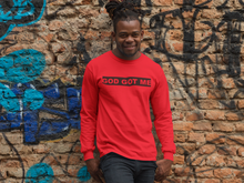 Load image into Gallery viewer, Black on Red Long Sleeve OG Box Logo Tee
