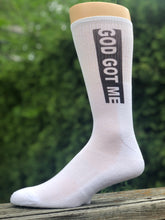 Load image into Gallery viewer, White Box Logo Crew Cut Socks
